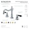 Kingston Brass KS1970PKL Duchess Widespread Bathroom Faucet W/Brass Pop-Up, Matte Blk KS1970PKL - alternate 5
